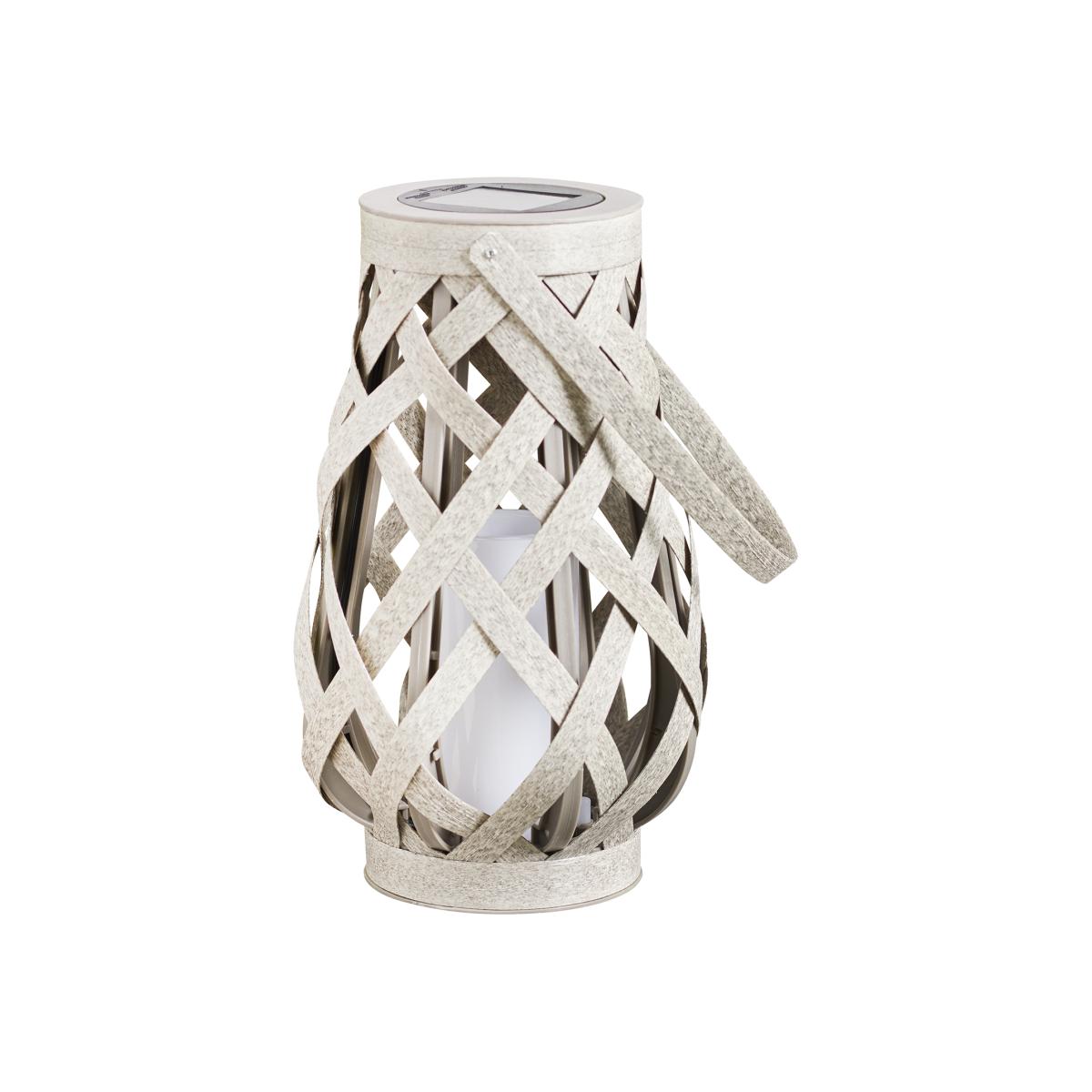 Solar Rattan Effect Lantern Light – image 1
