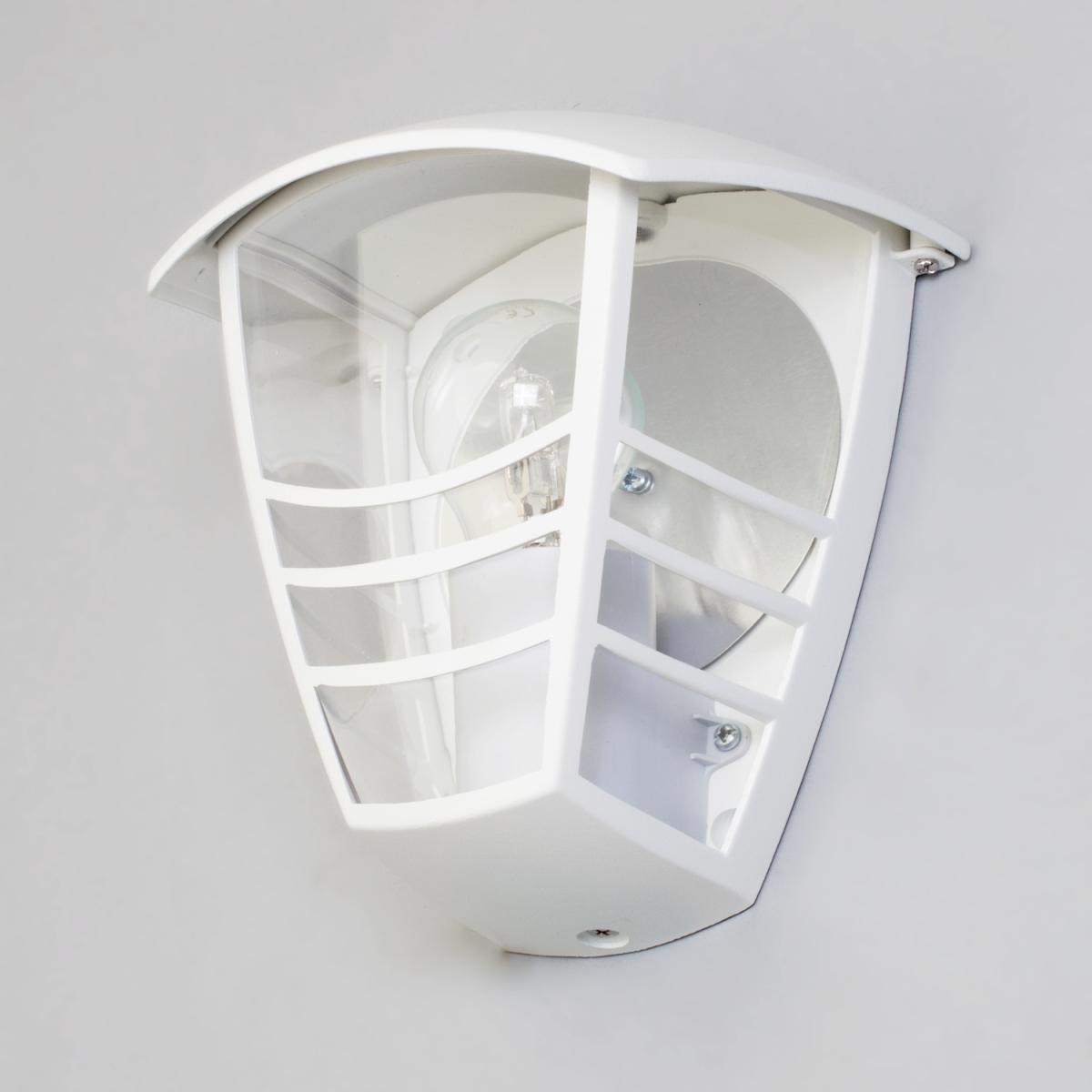 Francis Outdoor Die Cast Half Wall Lantern - White – image 2