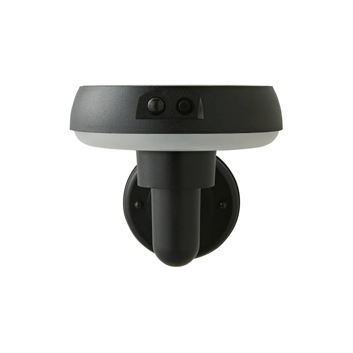 Solar Powered LED Matte Black Sensor Outdoor Halo Wall Light - Matte Black - Matte Black – image 6