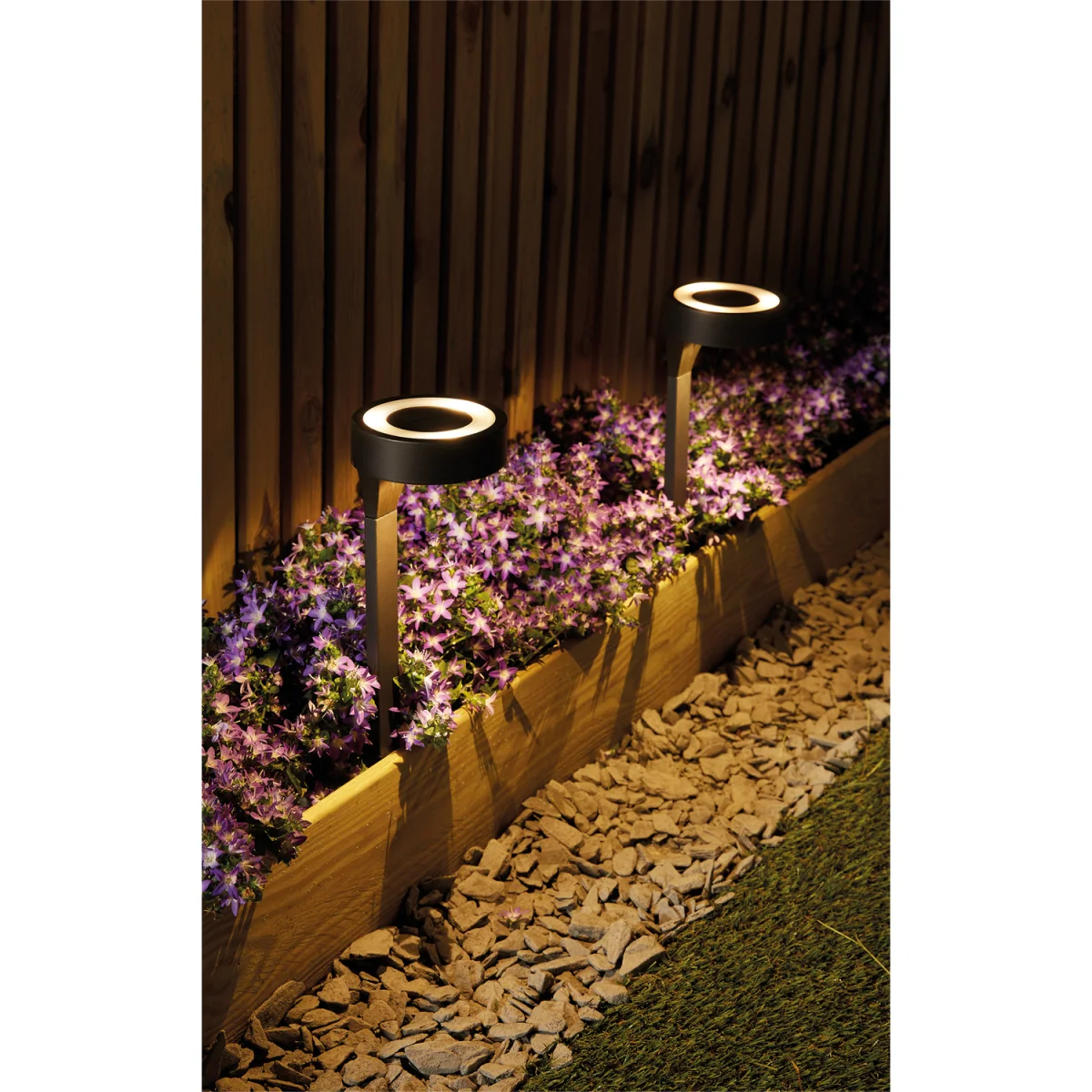 Luxform Pack Of 2 Up And Down Solar Light Orange - Black – image 4
