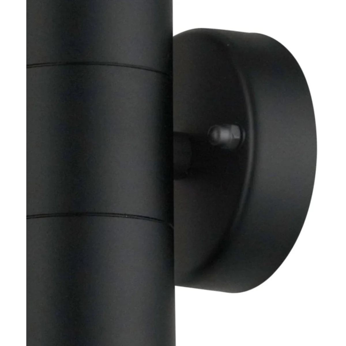 Set Of 2 Blaze - Black Outdoor Up Down Wall Lights - Black & Clear – image 6