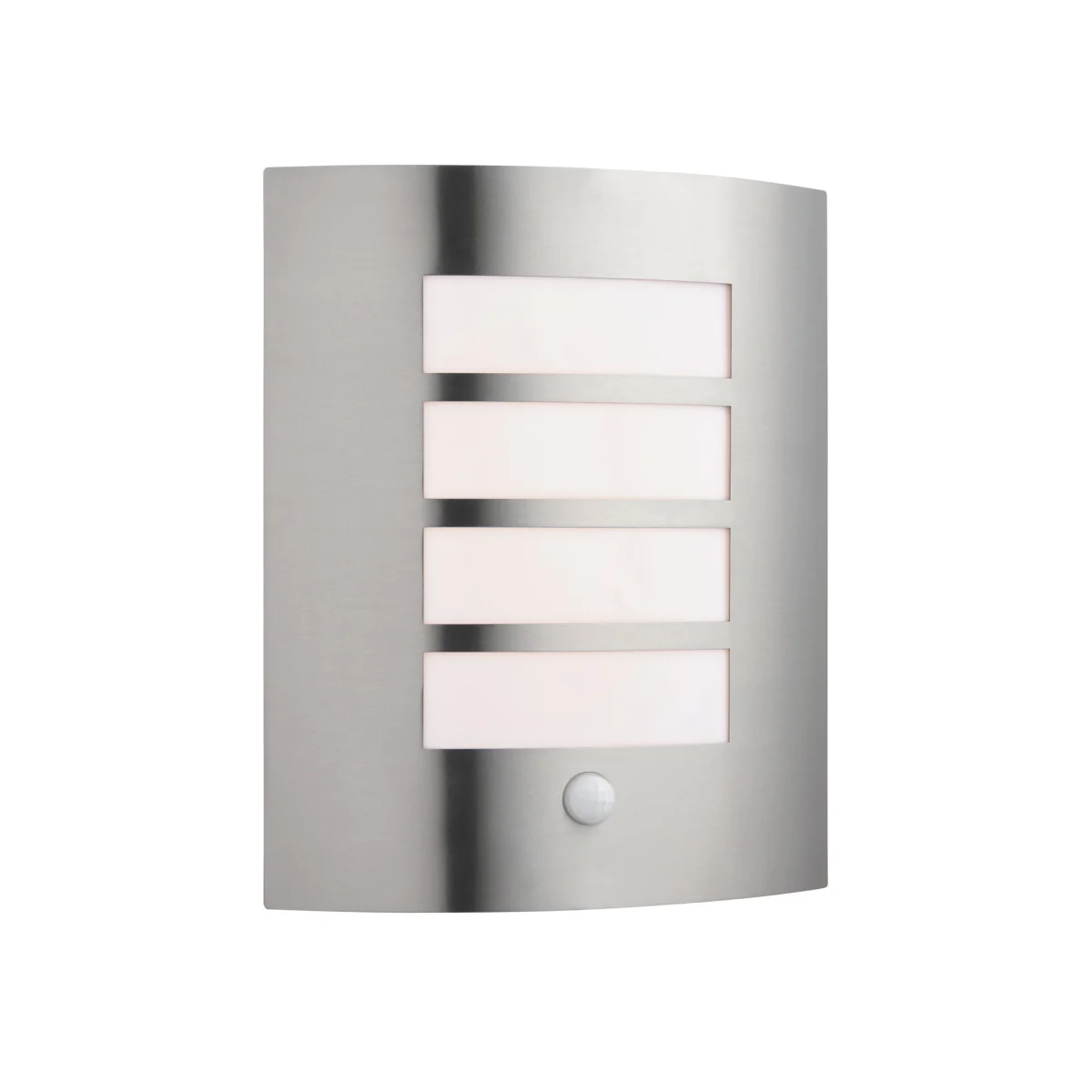 Blanch Stainless Steel Motion Sensor Outdoor Wall Light - Stainless Steel & White – image 1