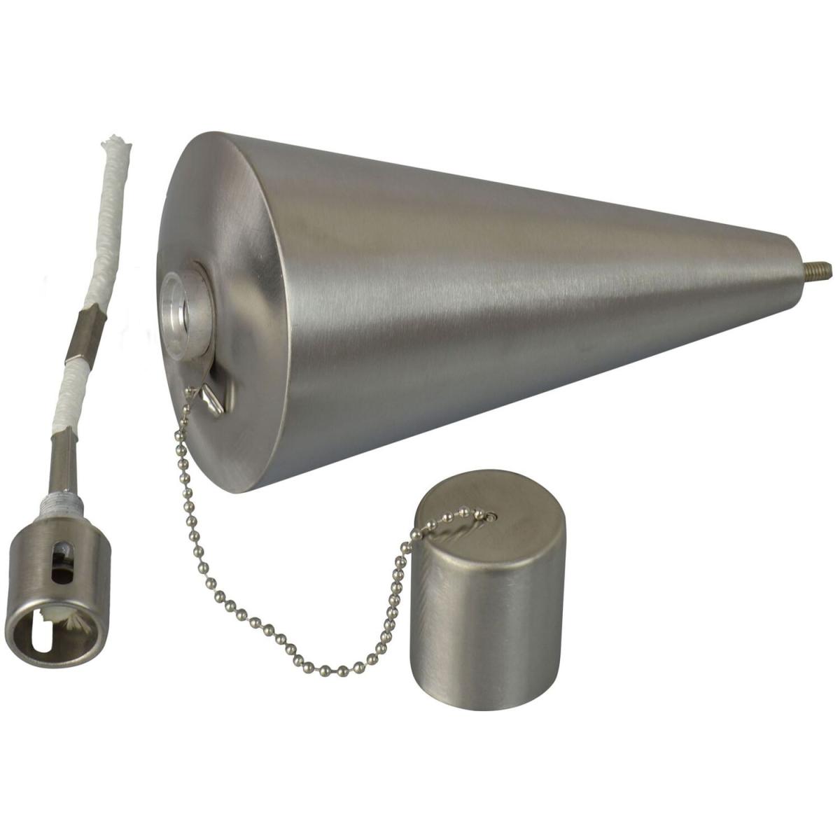 Metal Garden Torch Tiki Torch - Pack of 1 - Grey / 8.5cm – image 2