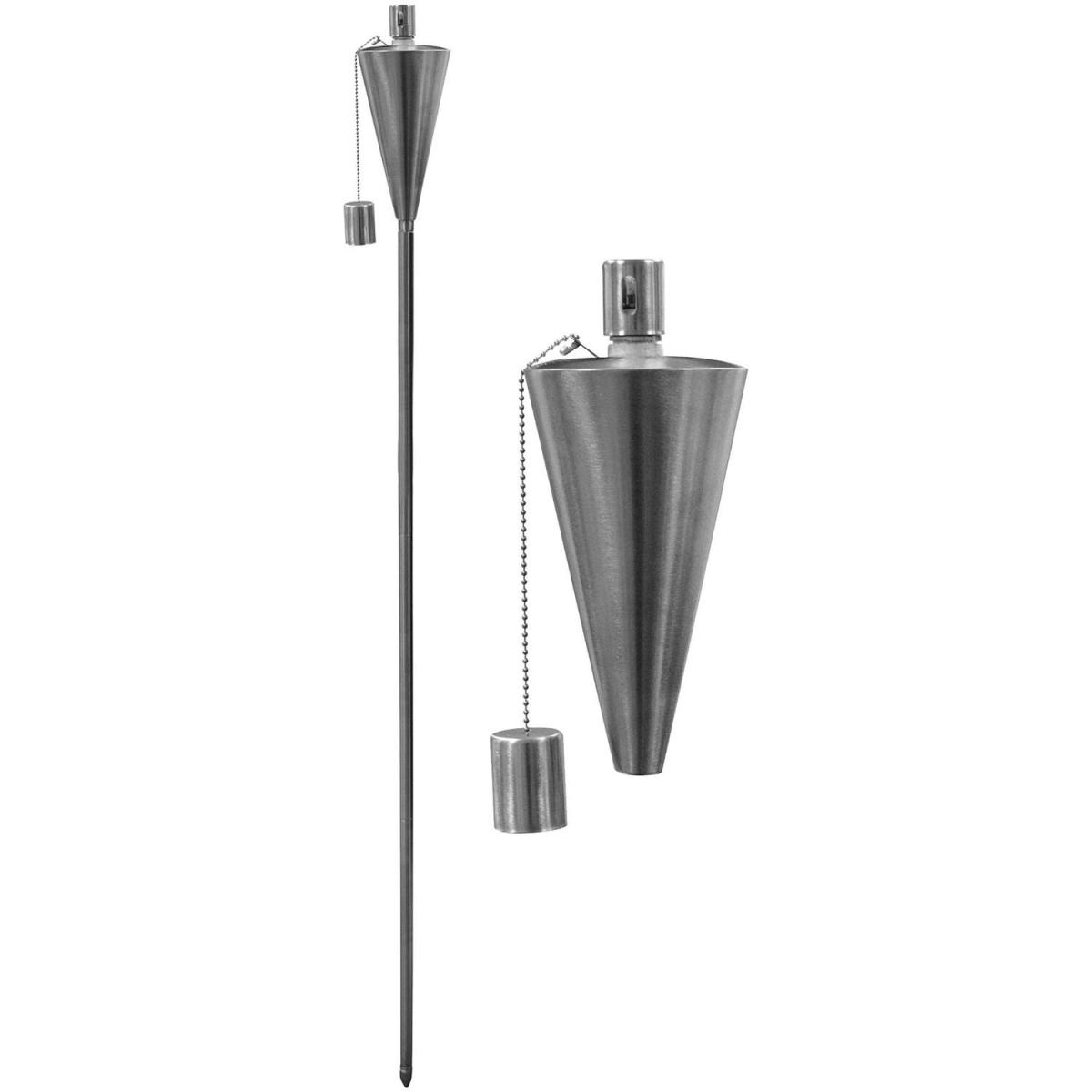 Metal Garden Torch Tiki Torch - Pack of 1 - Grey / 8.5cm – image 5