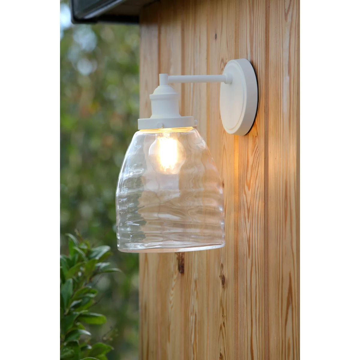 Laura Ashley Ainsworth Outdoor Wall Light Matt Cream – image 2