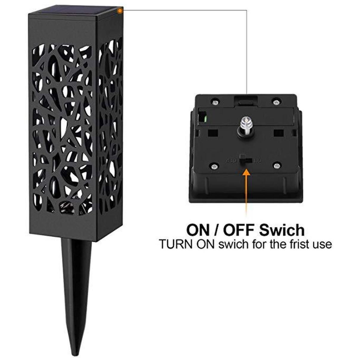 Garden Solar Hollow Pattern Lights Outdoor - Warm / 6 – image 3
