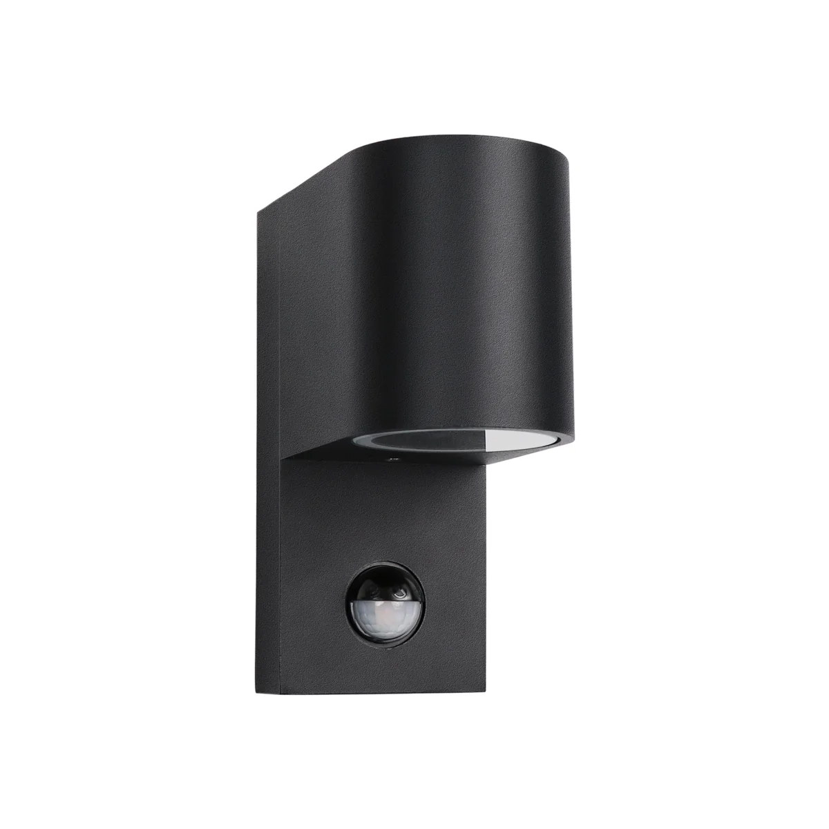 Outdoor Wall Light with PIR Motion Sensor - Black
