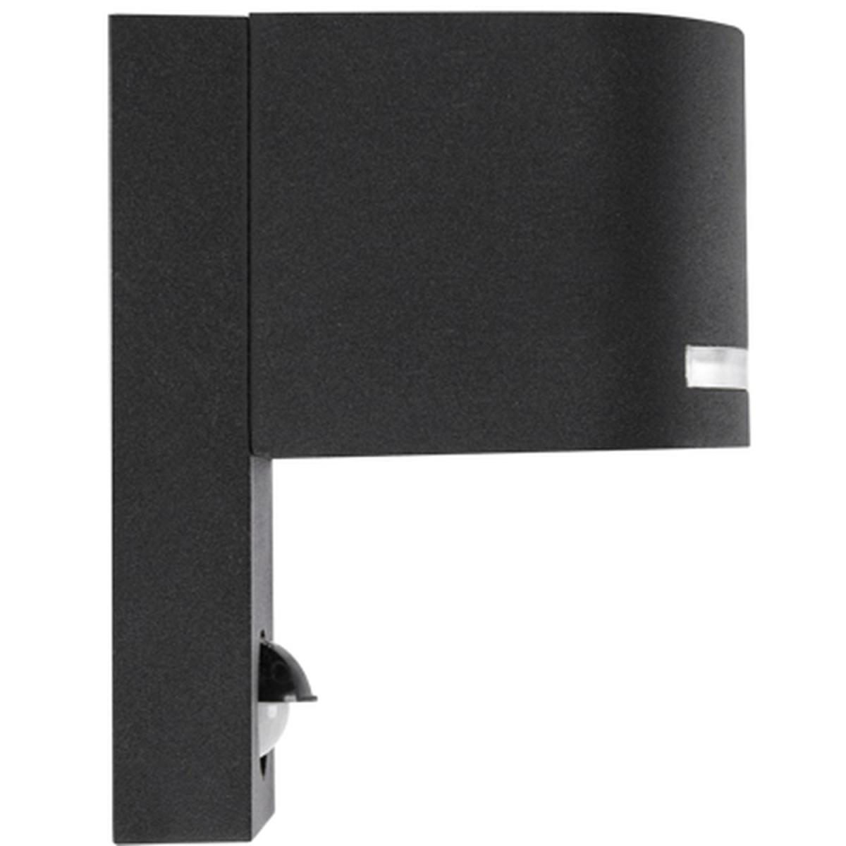 CGC PIPA Black PIR Motion Sensor Down Wall Light with Halo Front Illumination - Black – image 2
