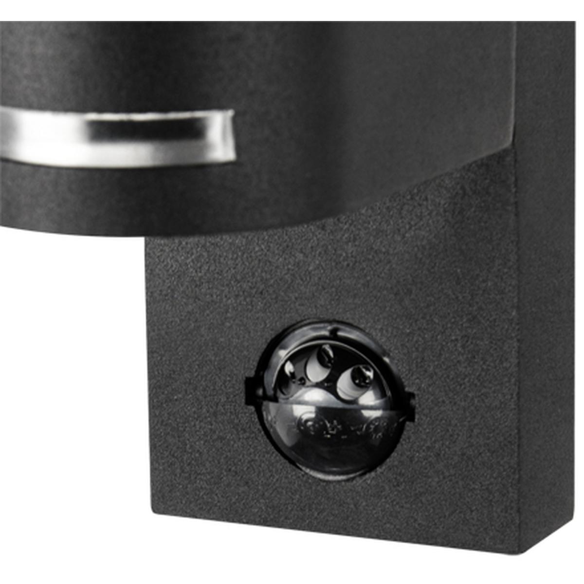 CGC PIPA Black PIR Motion Sensor Down Wall Light with Halo Front Illumination - Black – image 3