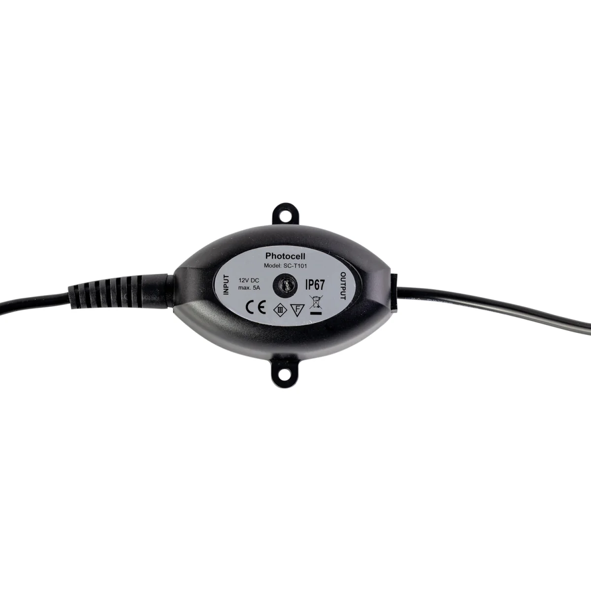 Set Of 10 15mm Ip67 Cool White Led Decking Kit With Photocell - Chrome & Clear – image 8