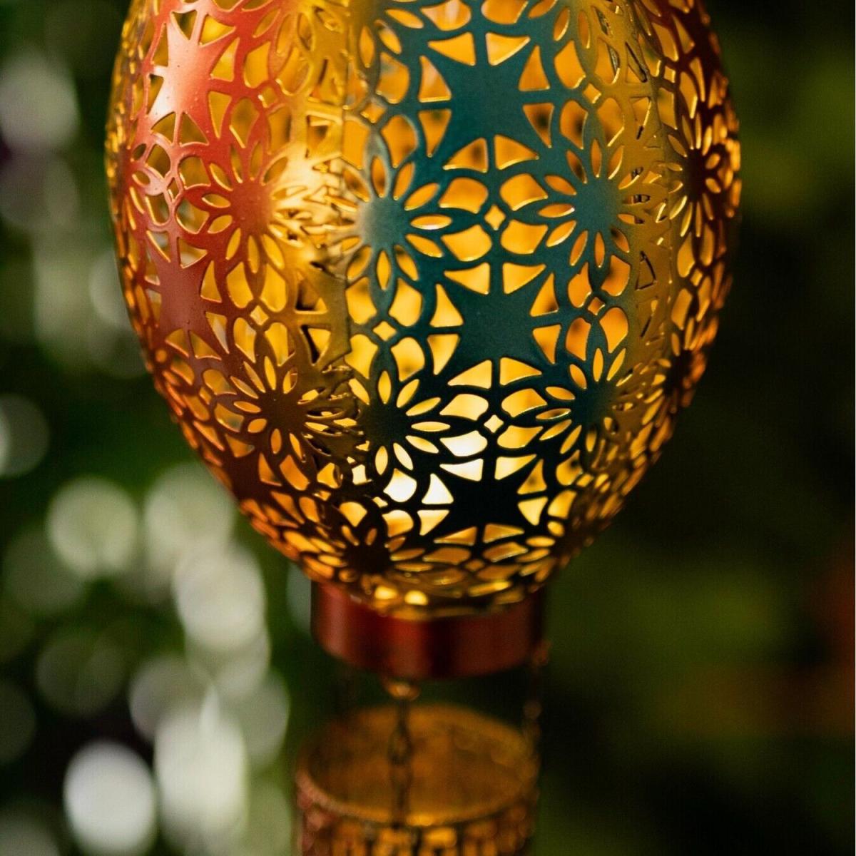 Solar Hot Air Balloon Lantern  - Multicolour – image 3