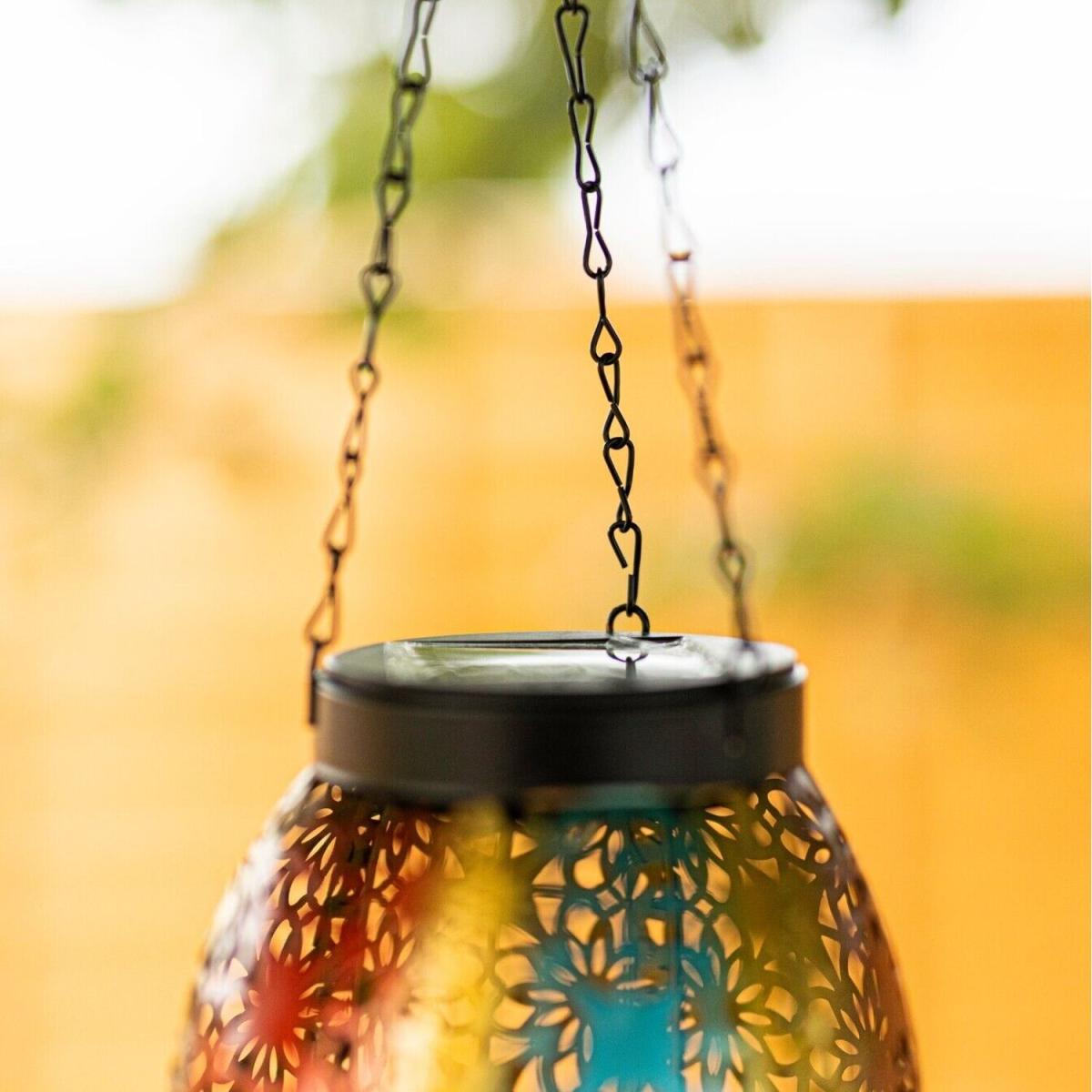 Solar Hot Air Balloon Lantern  - Multicolour – image 4