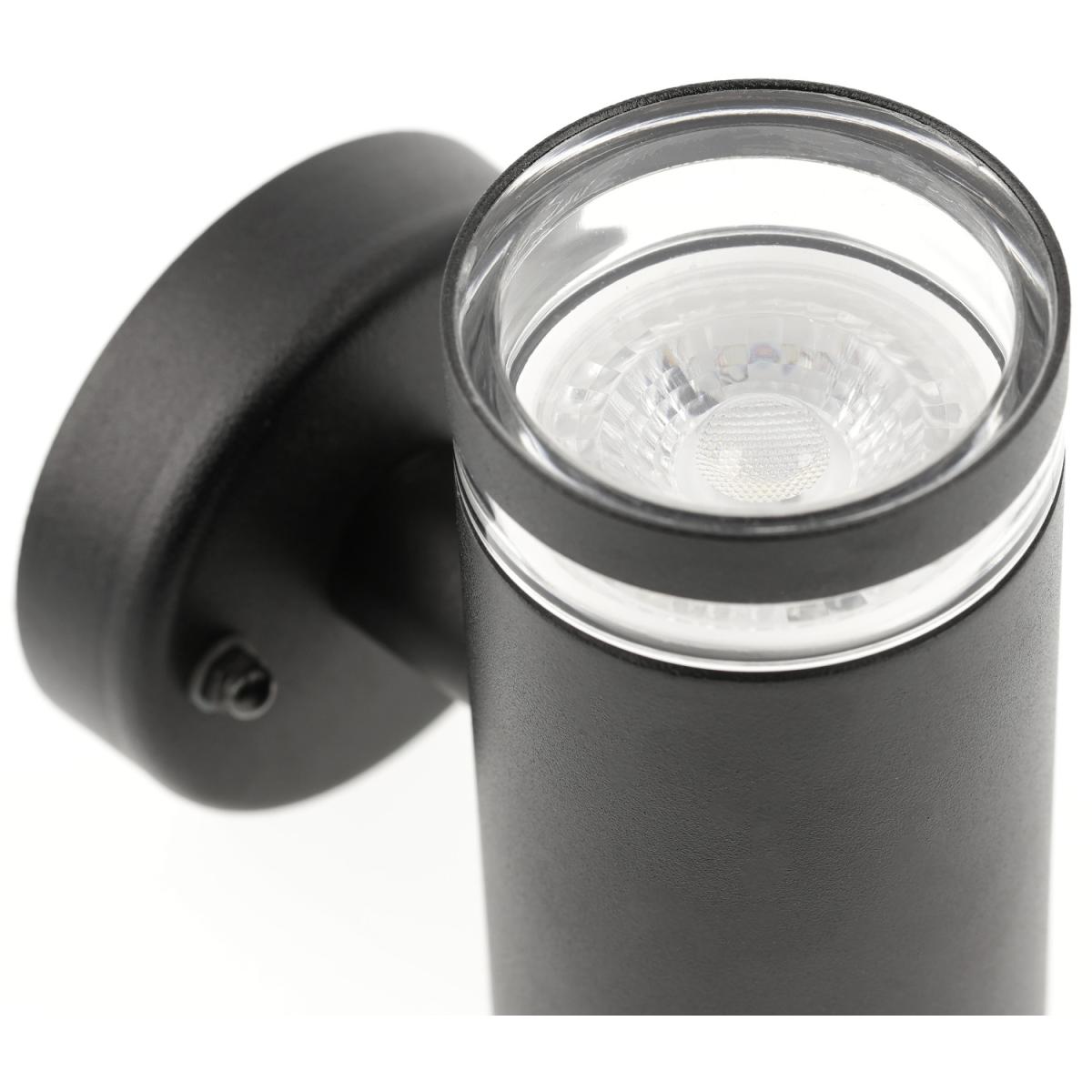 CGC JENNIFER Black Outdoor Single Spot Cylinder Wall Light - black – image 6