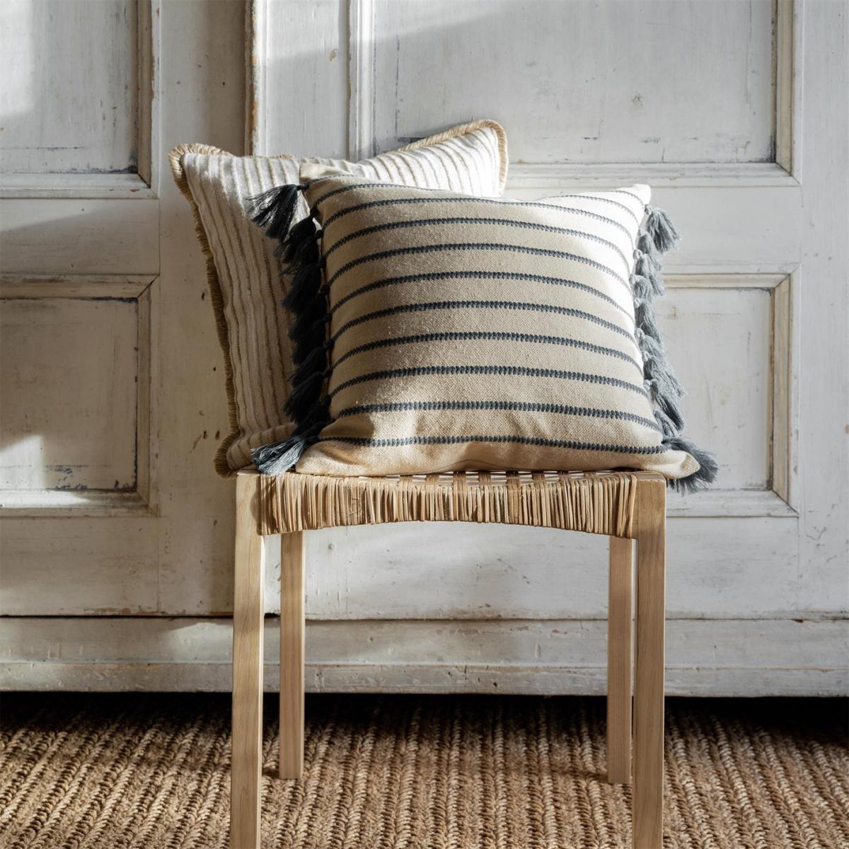 Texture Stripe Cushion Cover - Natural - 45x45cm – image 5