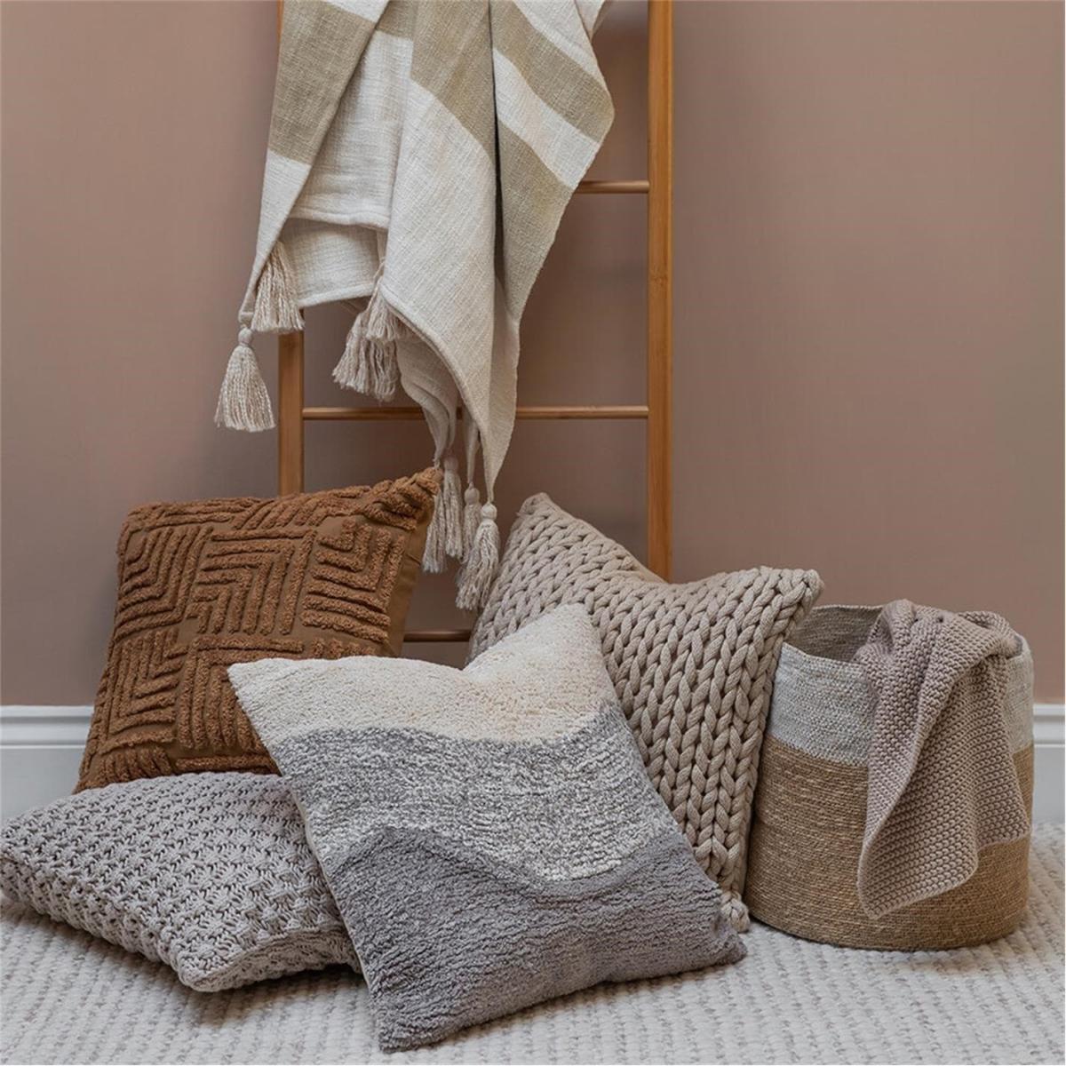 Ombre Textured Cushion Cover - 45x45cm – image 7
