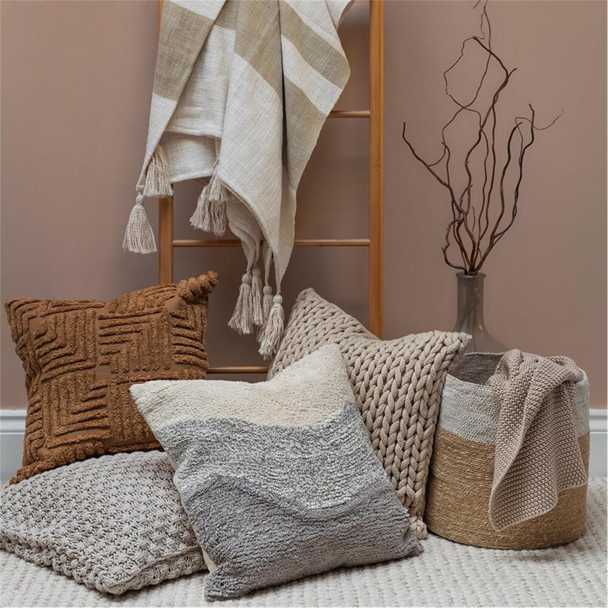 Ombre Textured Cushion Cover - 45x45cm – image 8