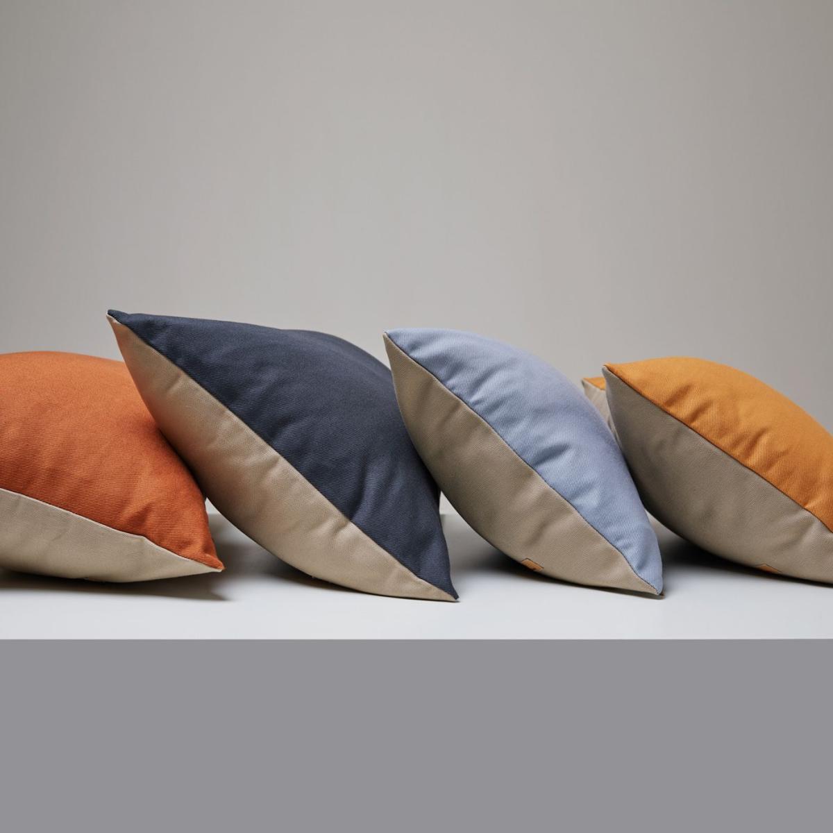 Terracotta Square Block Cushion Cover – image 2