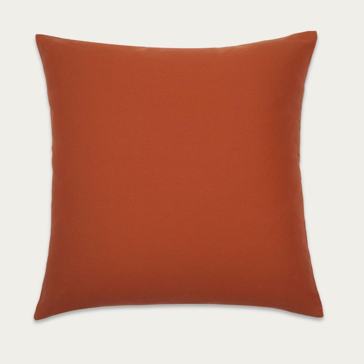 Terracotta Square Block Cushion Cover – image 1