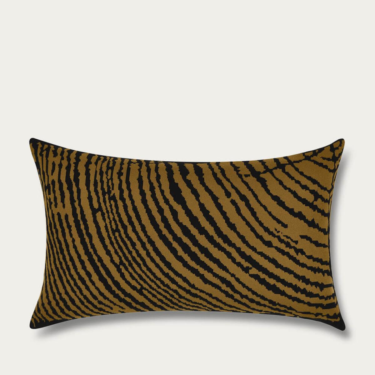 Moss Wood Block Rectangle Cushion Cover – image 1