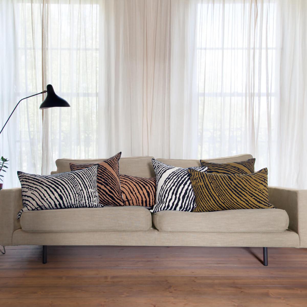 Hazelnut Wood Block Rectangle Cushion Cover – image 4