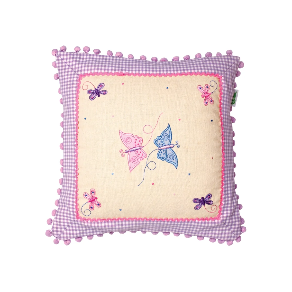 Butterfly Cushion Cover by Win Green