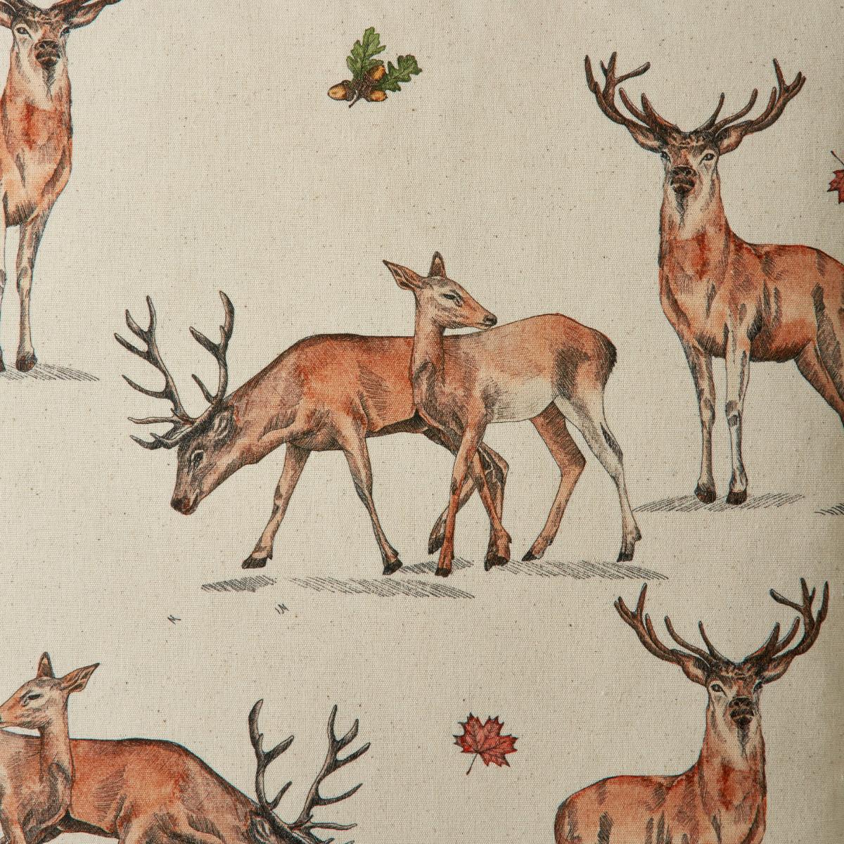 Stags Printed Cushion Cover Natural – image 4