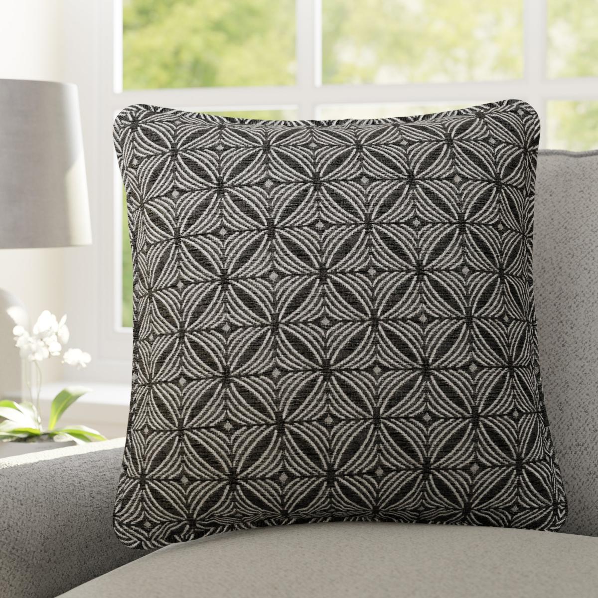 Cubic Made to Measure Cushion Cover Cubic Black – image 1