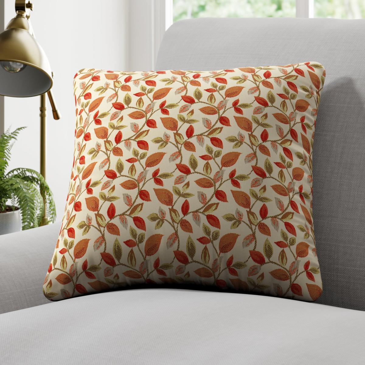 Vercelli Made to Measure Cushion Cover Vercelli Burnt Orange – image 1