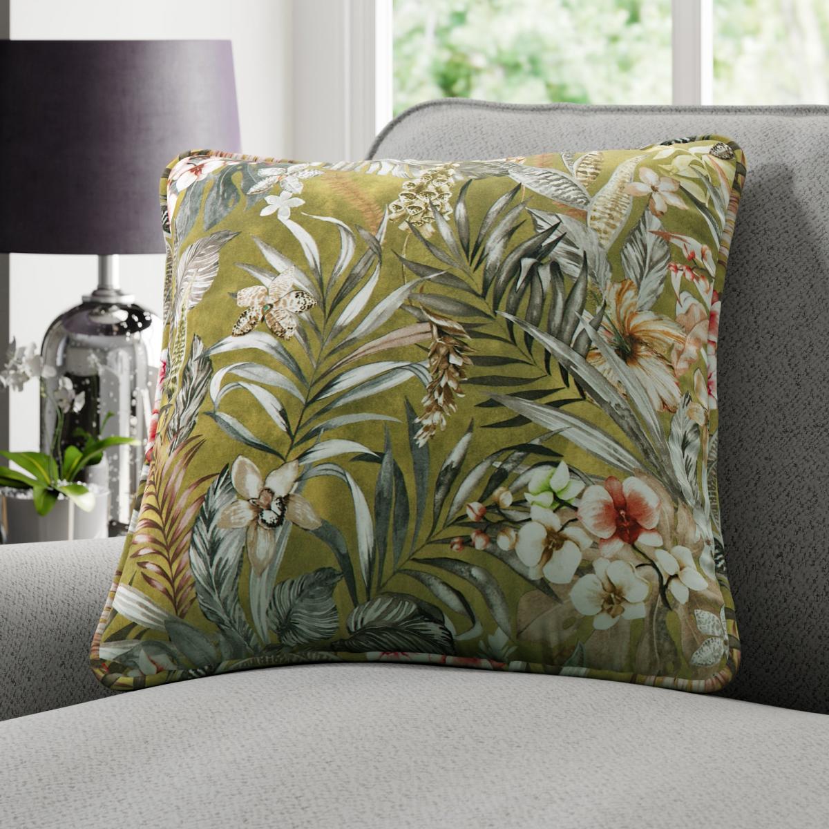 Kew Made to Measure Cushion Cover Kew Olive – image 1