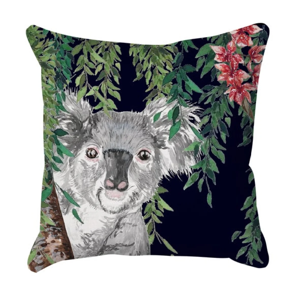 Jungle Koala Square Cushion Cover – image 3