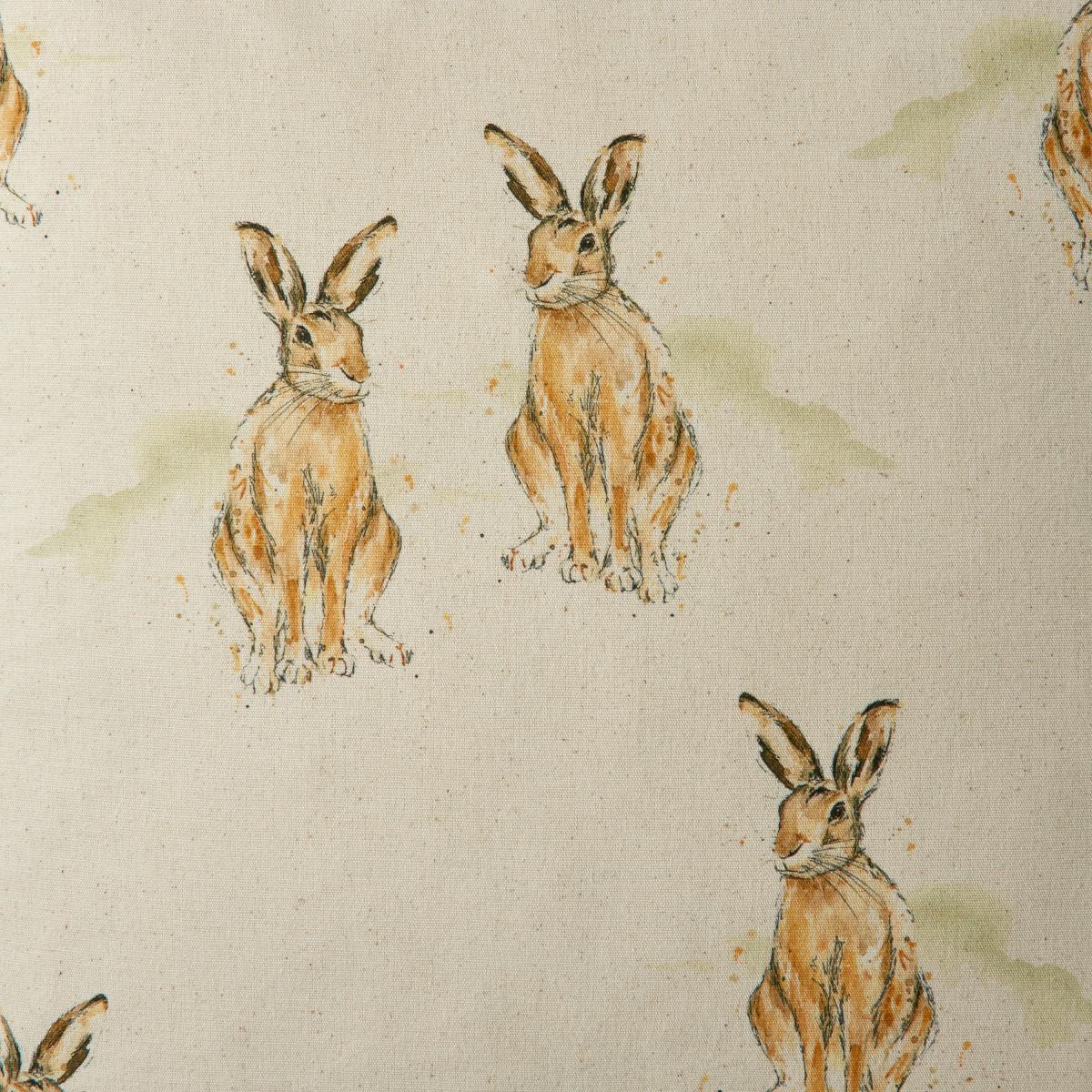 Hare Printed Cushion Cover Natural – image 5