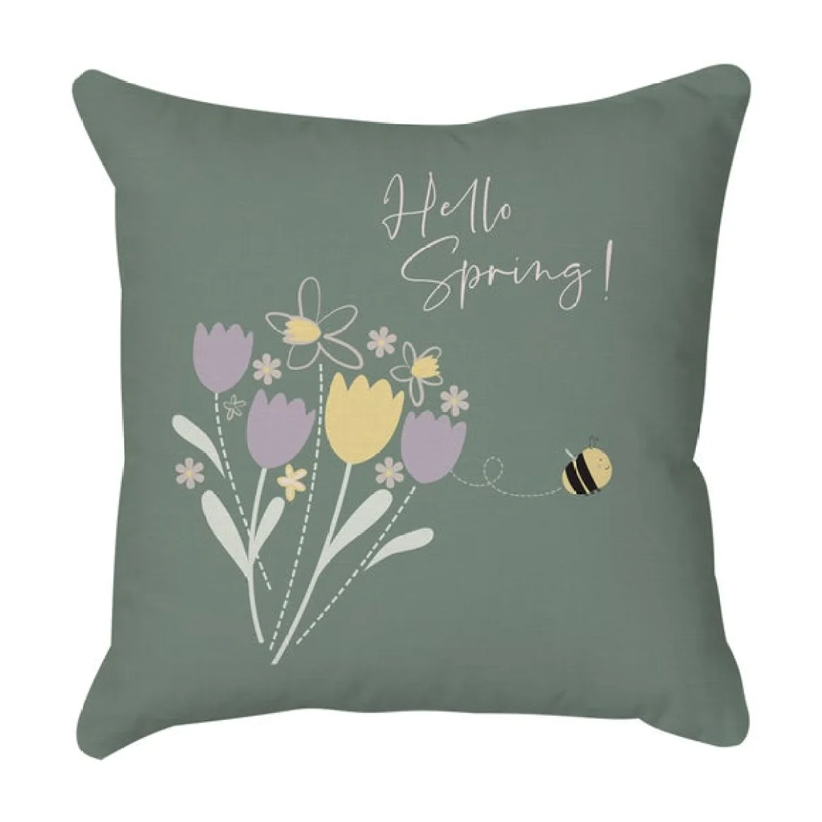 Hello Spring Square Cushion Cover – image 3