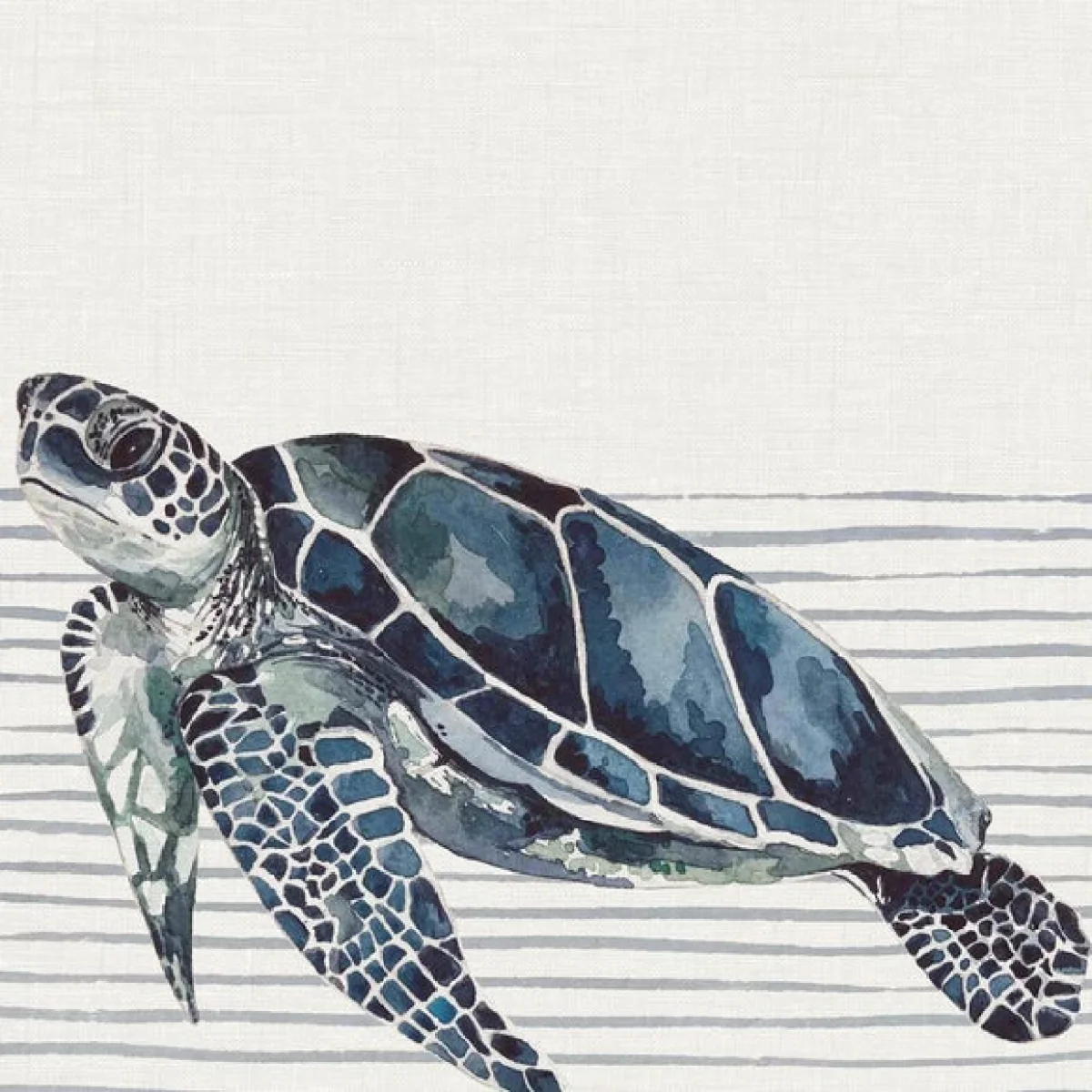 Watercolour Turtle Square Cushion Cover – image 2
