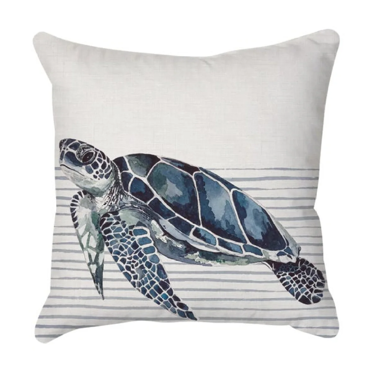 Watercolour Turtle Square Cushion Cover – image 3