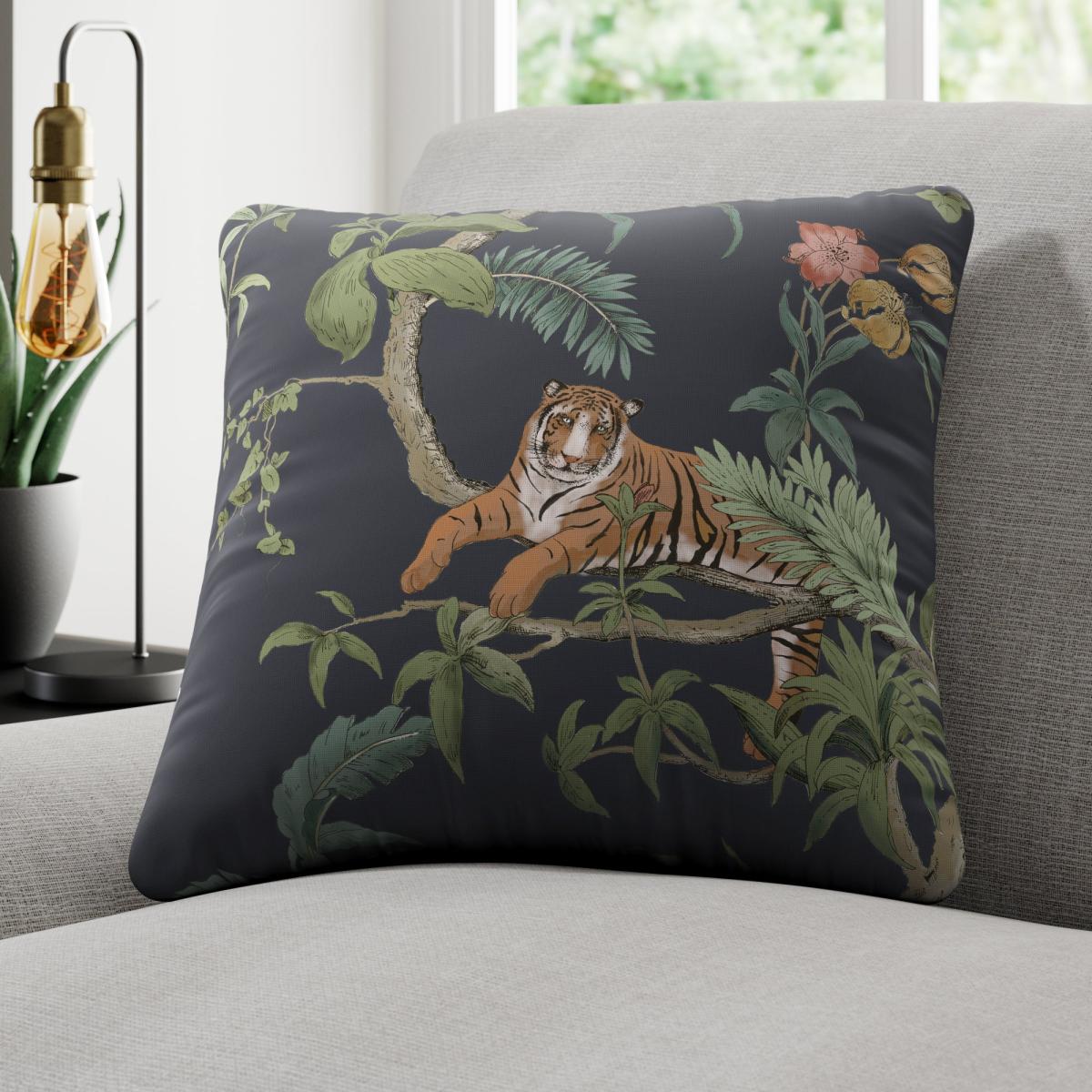 Maximalist Bengal Made to Measure Cushion Cover Bengal Slate – image 2