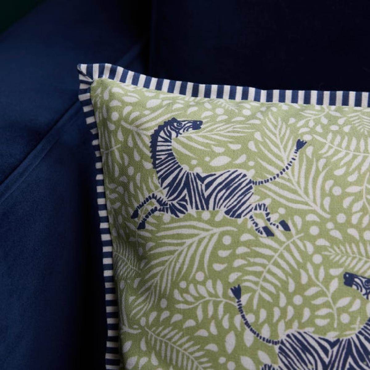 Zebra Printed Rectangle Cushion Cover – image 2