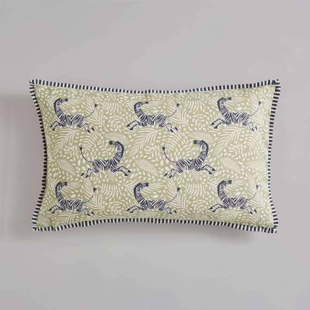 Zebra Printed Rectangle Cushion Cover – image 3