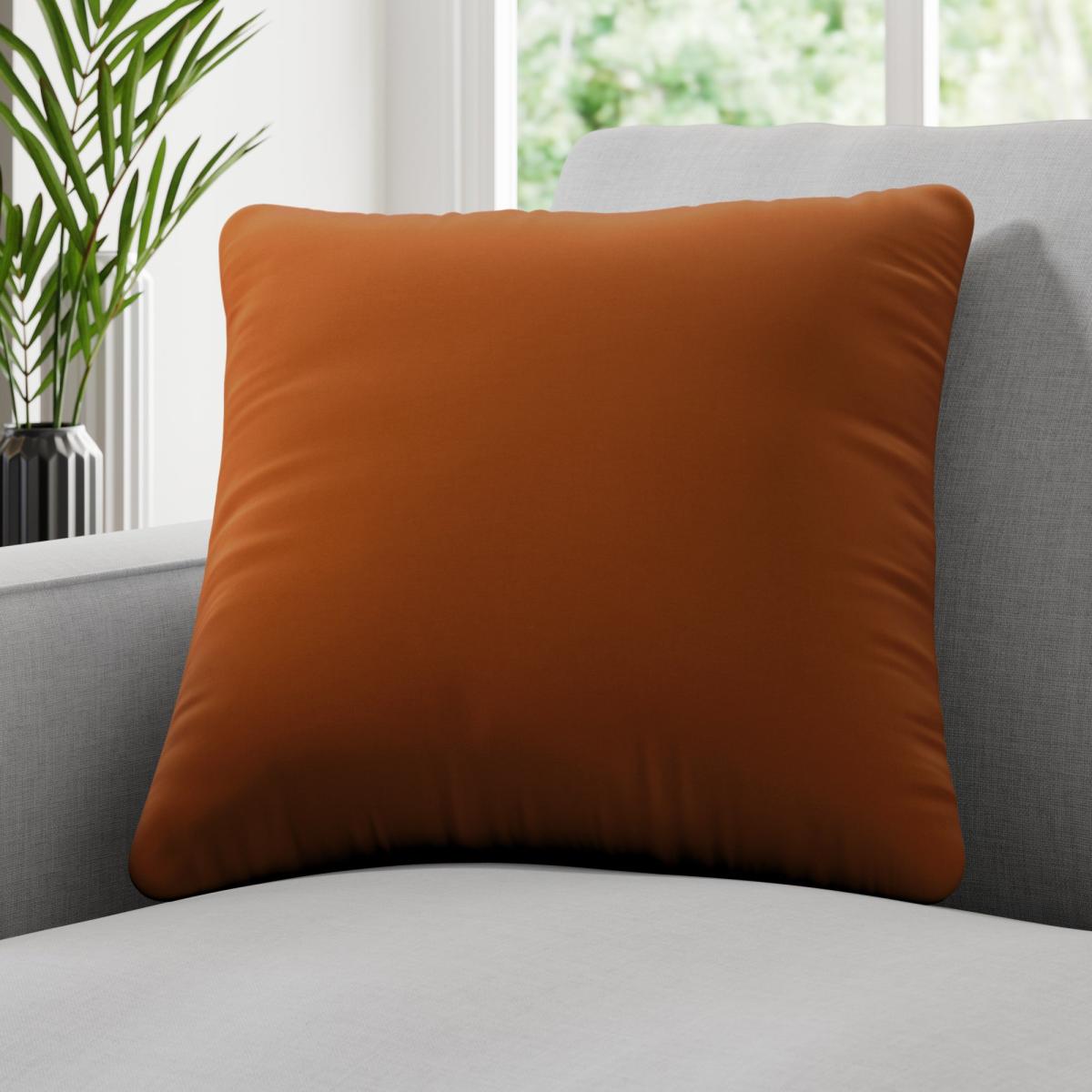 Panama Plain Made to Measure Cushion Cover Panama Rust – image 1