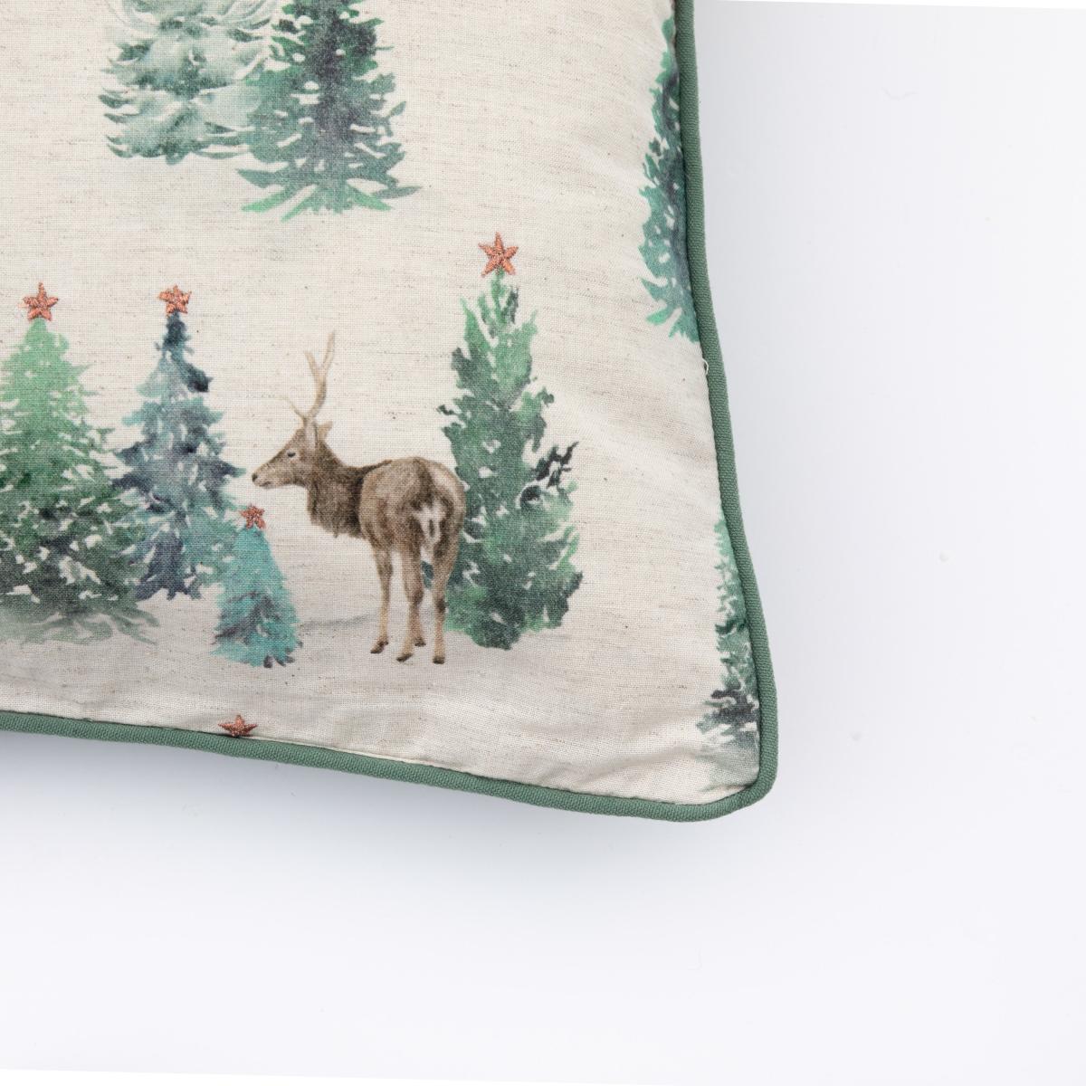 Forest Square Cushion Cover Sage – image 2
