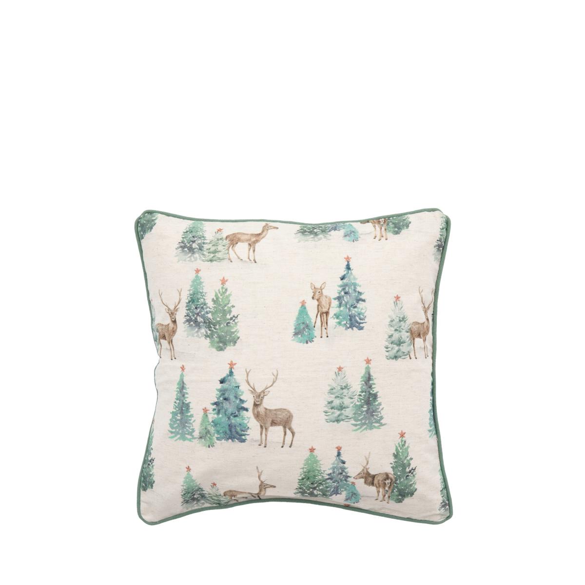 Forest Square Cushion Cover Sage – image 4