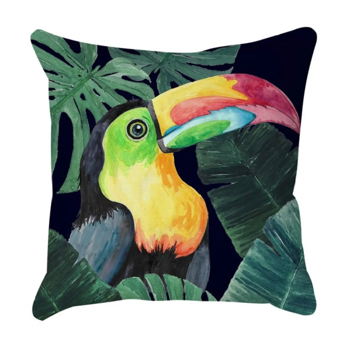 Jungle Toucan Square Cushion Cover – image 3