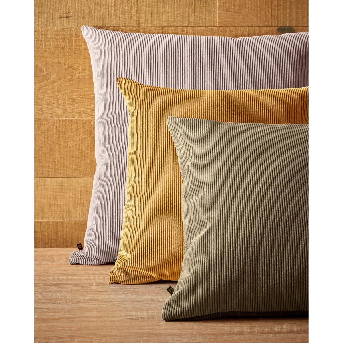 Namie cushion cover in pink corduroy, 60 x 60 cm – image 2