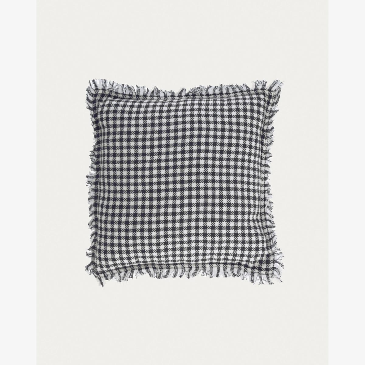 Lindiwe 100% cotton cushion cover chequered 45 x 45 cm – image 1