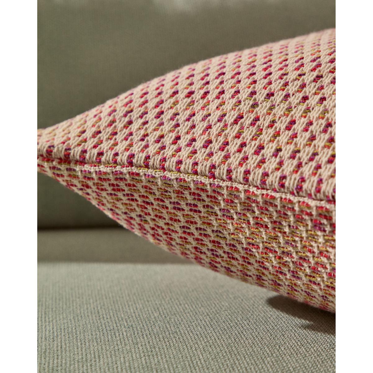 Milianne multicoloured jacquard cotton cushion cover, 50 x 50 cm – image 4