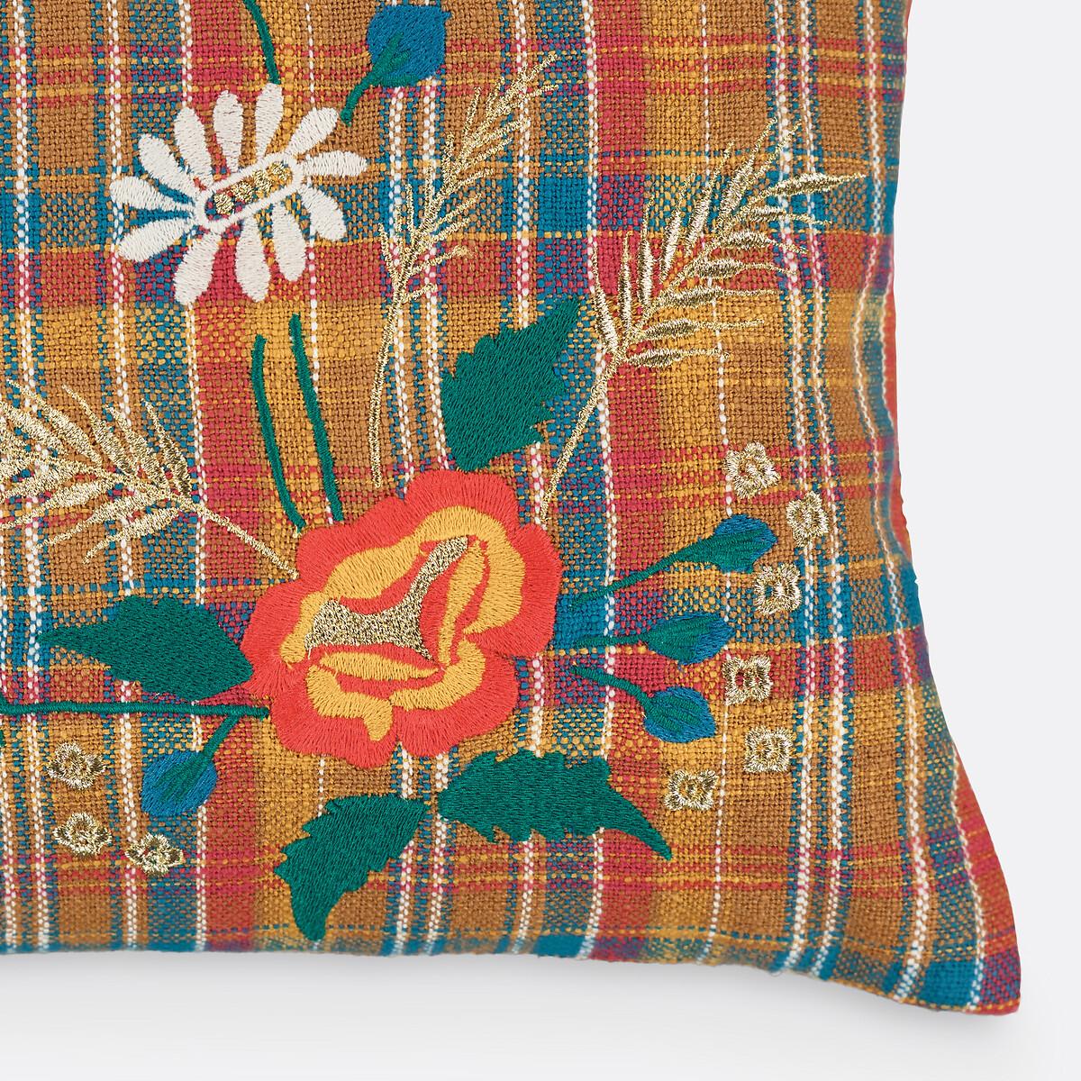 Sumi Floral Rectangular 100% Cotton Cushion Cover – image 3