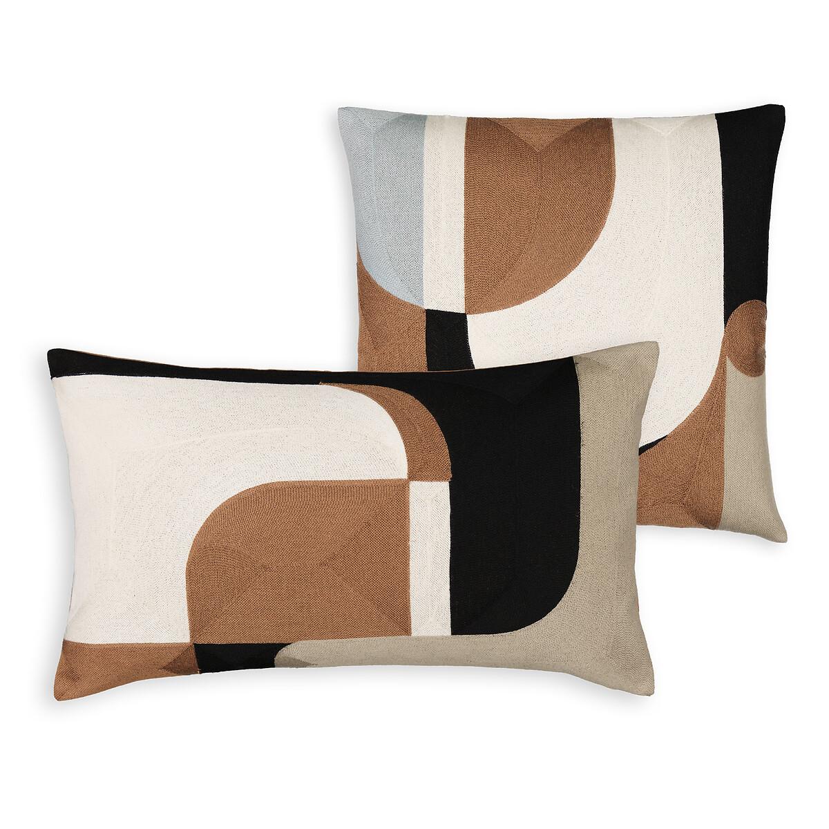 Egia Graphic 100% Cotton Rectangular Cushion Cover – image 3