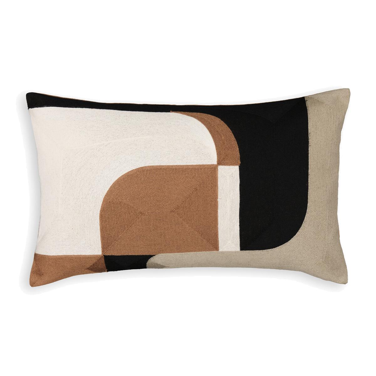 Egia Graphic 100% Cotton Rectangular Cushion Cover – image 1