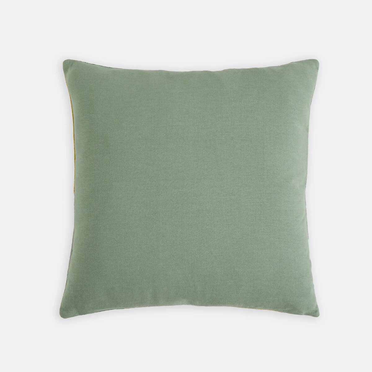 Dyonis Square Cushion Cover in Embroidered Cotton with Geometric Print – image 4
