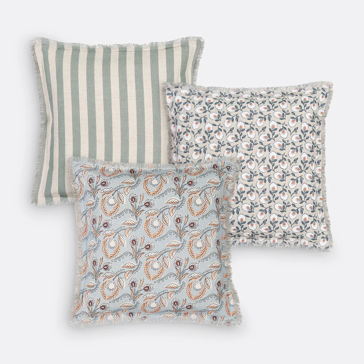 Octavine 40 X 40cm Linen/Cotton Cushion Cover – image 3