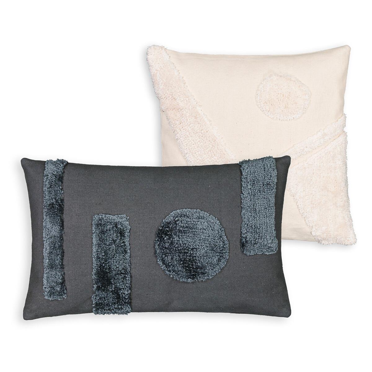 Lund Graphic Tufted 45 x 45cm Cushion Cover – image 3